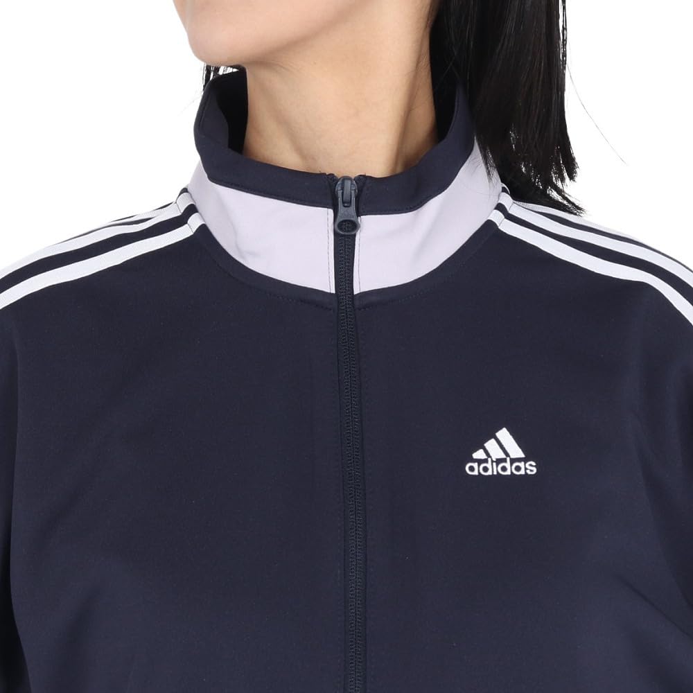 Спортивная кофта Adidas KTX55 Team, цвет Legend Dawn, размер L, женская, чернильный/серебристый (JG8140),