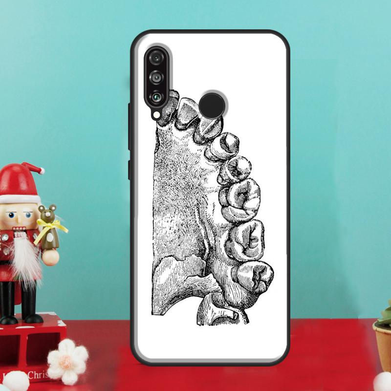 Чехол с рисунком зуба для стоматолога для Huawei Nova 12i 12s 11i 8i 9 10 SE Y90 Y60 Y70 Y72 Y73 Y61 Y91 P30 P40 Lite P60 Pro