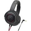 Портативные наушники Audio Technica Solid Bass Heavy Bass Black Red Ath Ws550 Brd Red