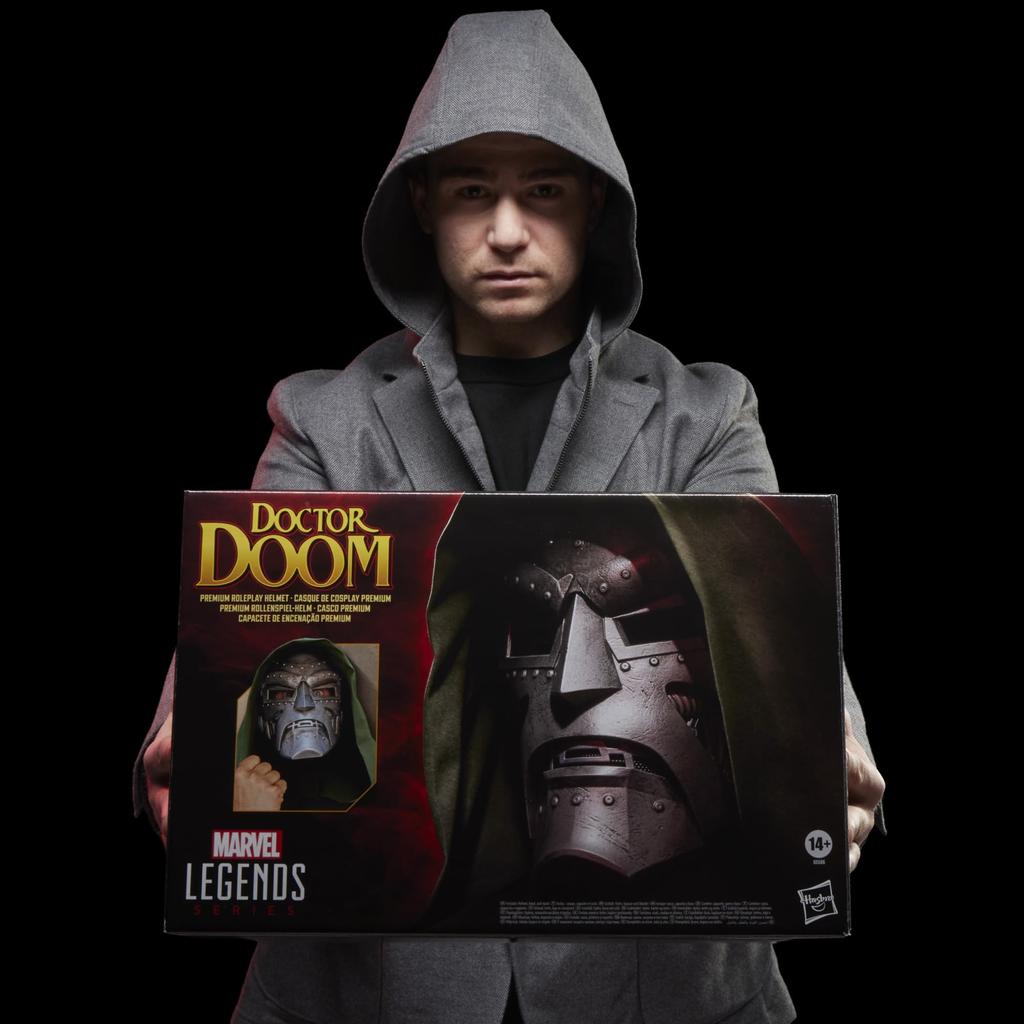 Hasbro Marvel Legends Series Doctor Doom Premium Role Play Fantastic Four Comics Adult Collectible Gear G0586 Authentic Helmet,
