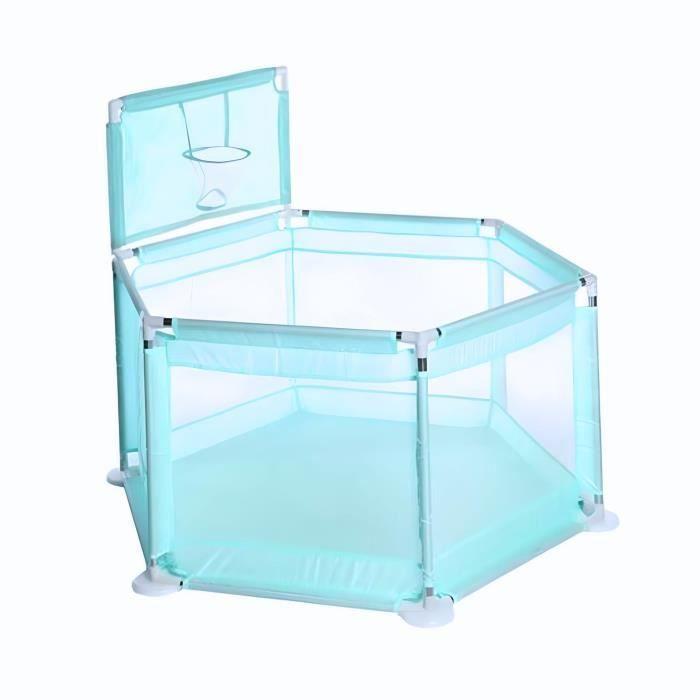 Mini Play Park Diameter 150 Cm Blue for Baby with Basketball Hoop