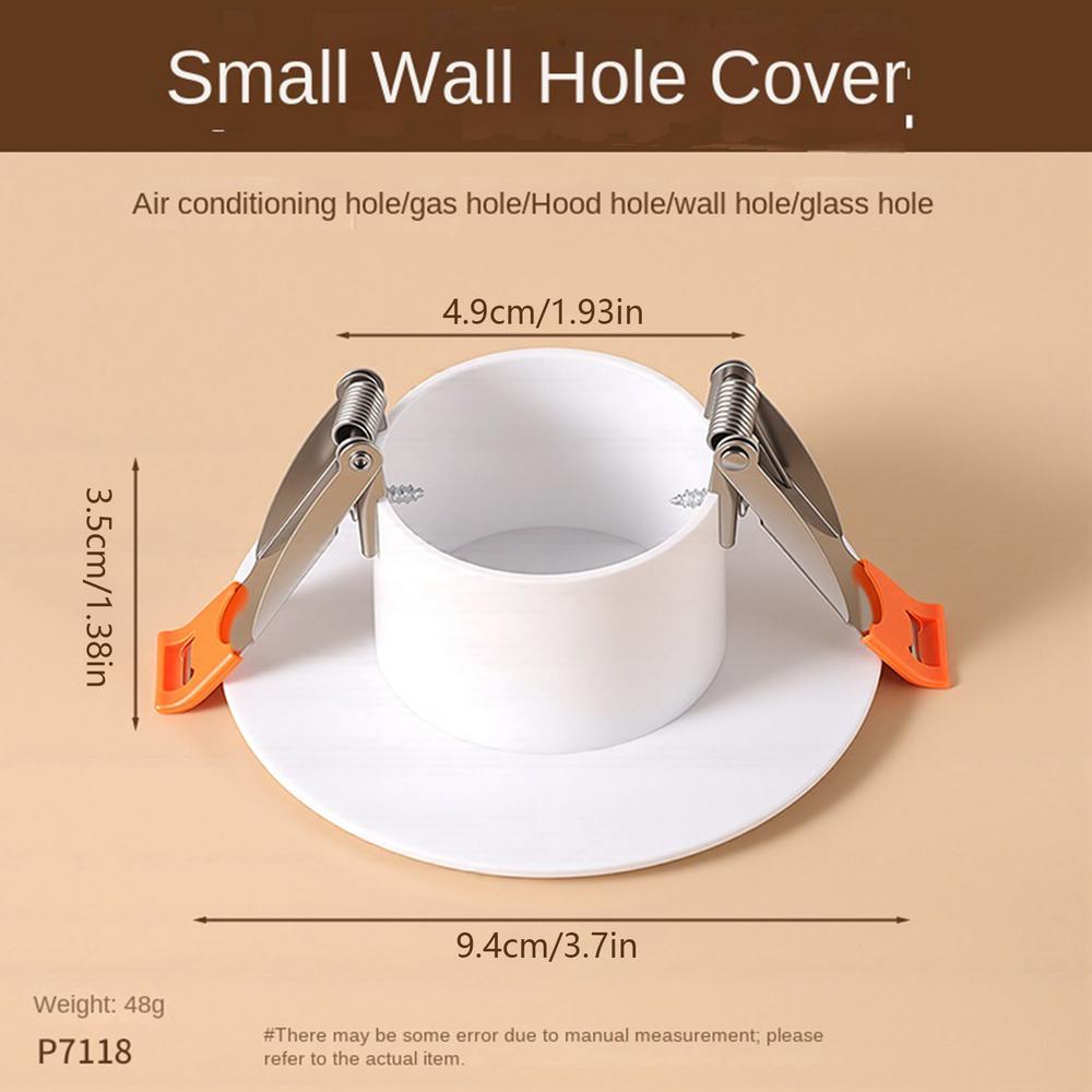 Ceiling Box Cover Wall Access Panel with Buckle Round Blank Cover Plate for Home Living Room Kitchen Garage Basement Attic