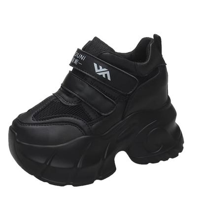 Модные летние новые женские кроссовки, увеличивающие рост, папины туфли для женщин, модные 10 см толстая подошва, сетчатая платформа, повседневная спортивная обувь