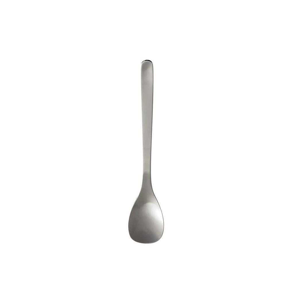 Yanagi Sori Curry Spoon 183mm Tsubame Sanjo 18-8 Stainless Steel Smooth Mouthfeel Gently Curved Easy Fit Dishes Scoop Rice Deep Plate Design