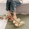 Platform Sandals Women's Summer Flat-bottomed Cool Slippers New Fashion Soft-soled Beach Shoes