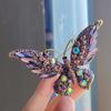 Rhinestone Butterfly Shape Brooch Corsages Decoration Gift for Women Girls