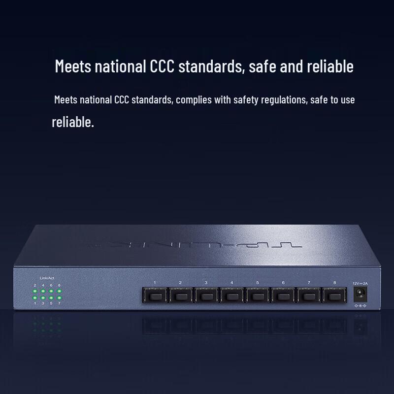 TP-LINK 10G 8-Port SFP+ Unmanaged Ethernet Switch