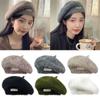 Warm Painter Hat Knitted Knitted Beret Fashion Woolen Thread Hat Girls