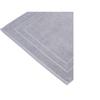Tapis de bain 50 x 70 cm moderne taupe
