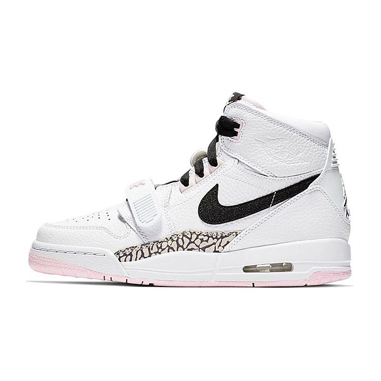 Jordan Legacy 312 Винтажные Баскетбольные Кроссовки Женские Белые Розовые AT4040-106(Team47-AJ)