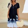 Womens Casual Short Sleeve Jumpsuit Fashion Top Jumpsuit Shorts Rompers With Pockets