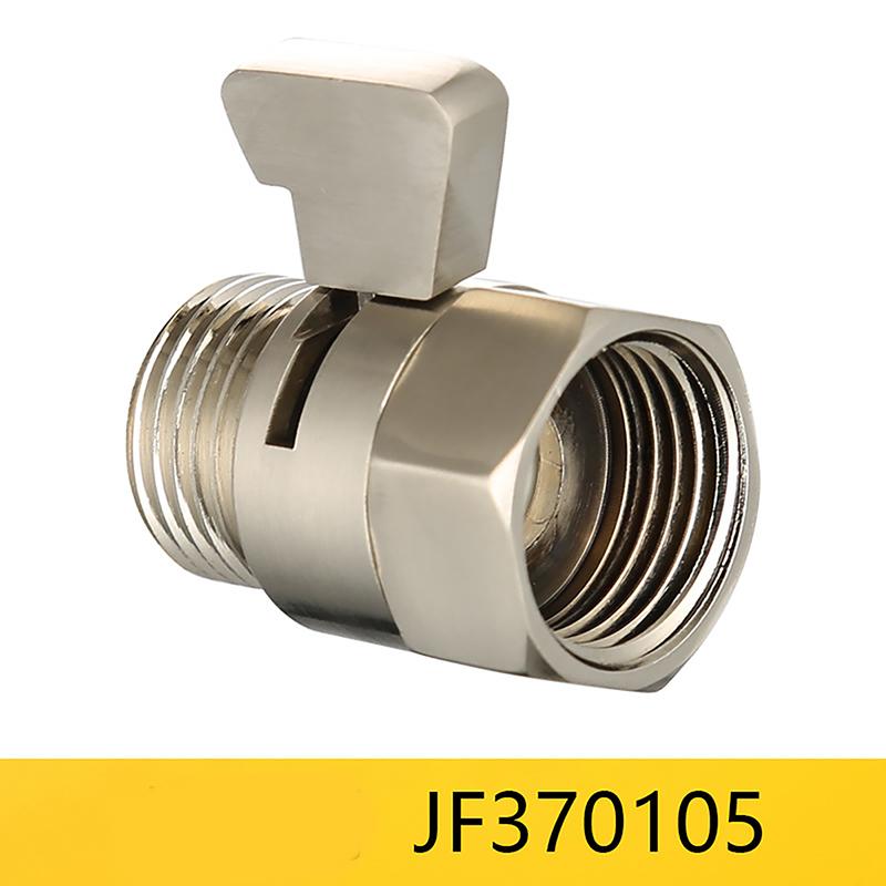 Запорный клапан для душа, полностью латунный, G1/2", быстродействующий запорный клапан, душевая лейка, водосберегающий туалетный пистолет-распылитель