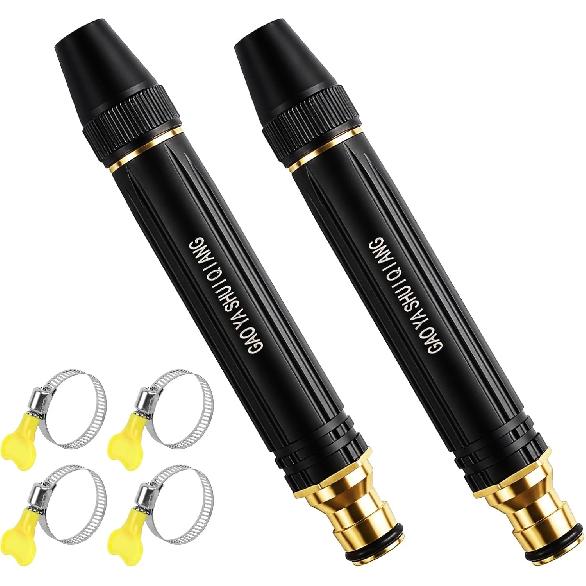 Jet Nozzle Power Washer for Garden Hose, Garden Hose Nozzle High Pressure Cleaning Spray Evenly, Hose Nozzle for Car Washing