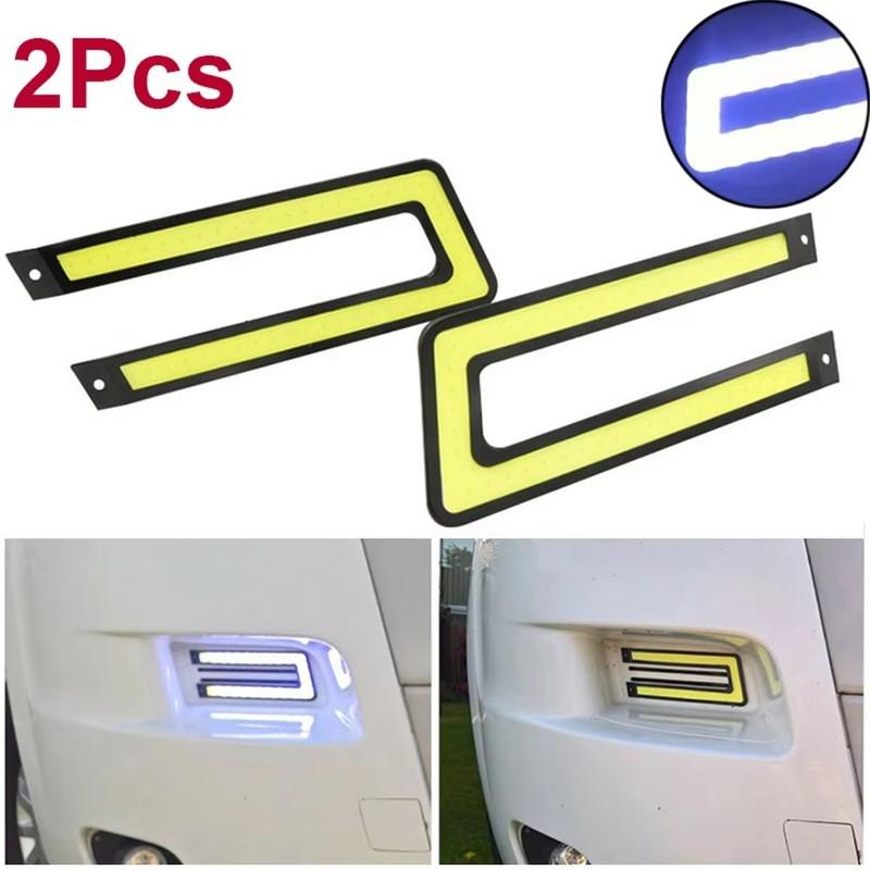 2x Светодиодные Дневные Ходовые Огни для Автомобиля Для Peugeot Boxer Citroen Relay Fiat Ducato Автодома Фургоны DRL Авто Аксессуары для Внешнего Оформления