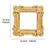 3D DIY Shadow Box Frame Gold Wedding Photo Display Frames  Photography Background Decoration
