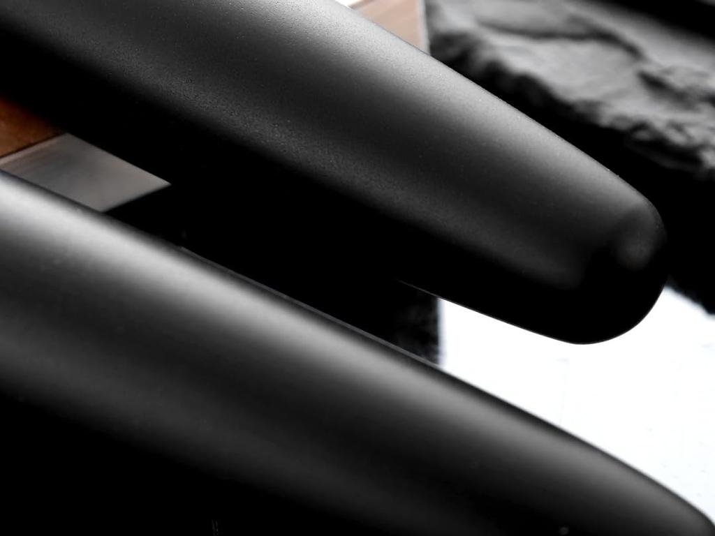 WANCHER DREAM PEN Ручка из настоящего эбонита матового черного цвета, форма сигары, перьевая ручка, экстратонкое перо (EF (Позолоченный))