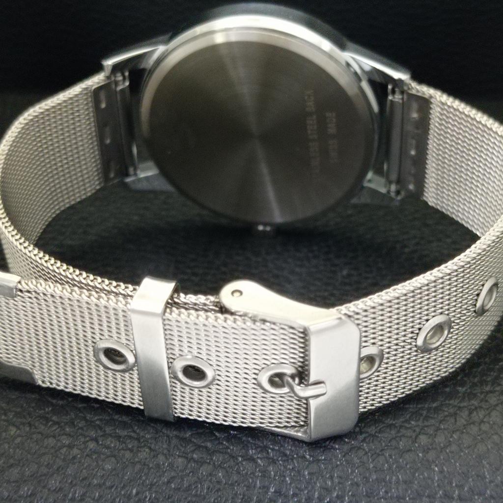 ШВЕЙЦАРСКИЕ ВИНТАЖНЫЕ МУЖСКИЕ ЧАСЫ MONTINE С РУЧНЫМ ПОДЗАВОДОМ, ВОССТАНОВЛЕННЫЕ, ЧЕРНЫЙ ЦИФЕРБЛАТ a441069-1