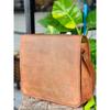 Vintage Top Choice Leather Laptop Messenger Handmade Briefcase Bag Satchel