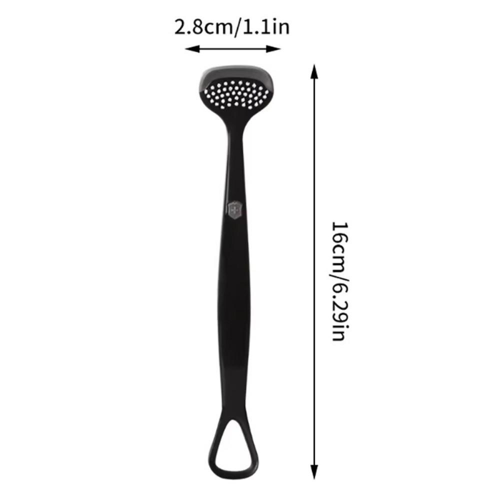 Triple Effect Tongue Scraper Brush Reusable Oral Cleaning Brush Fresh Breath Silicone Oral Cleaner Tools Halitosis Clean