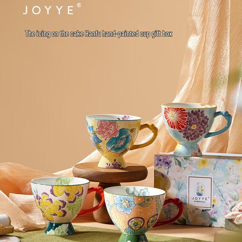 Керамическая кружка JOYYE, расписанная вручную