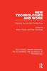 The New Technologies and Work : Capitalist and Socialist Perspectives Book