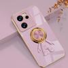 For Xiaomi 13T/13T Pro Case with Astronaut Ring Kickstand 6D Electroplating TPU Phone Cover