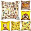 Cartoon Pillow Covers Cartoon Sofa Decorative Home Doublesided Printing Short Plush Cute Cushion CCurious GGeorge Cover