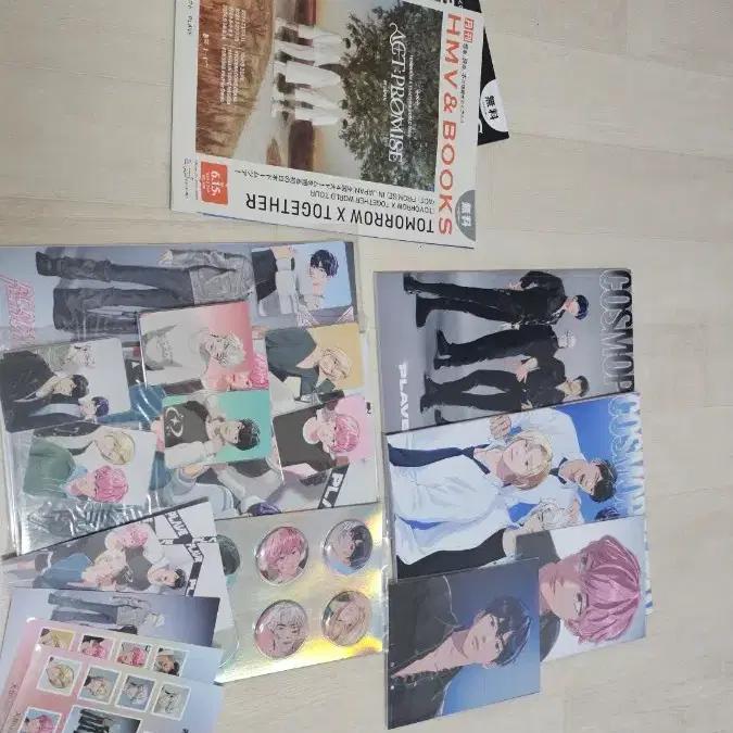 Playve magazine promotional gifts all in one set: Cosmopolitan, HMV, XBlush