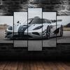 5 шт. Koenigsegg Agera Super Car Racing 5 шт. холст настенная художественная печать HD домашний декор 5 шт. картины HD печать без рамки современный