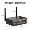 RGB Bluetooth 5.3 Audio Transmitter Receiver DAC/AUX/RCA/USB/Coaxial/Optical/6.5MM Microphone Karaoke Hifi DSP Wireless Adapter