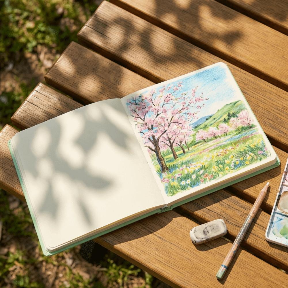 96 Sheets Sketchbook Blank Pages Sketching Book High Quality Mini Drawing Book  Hand Drawn