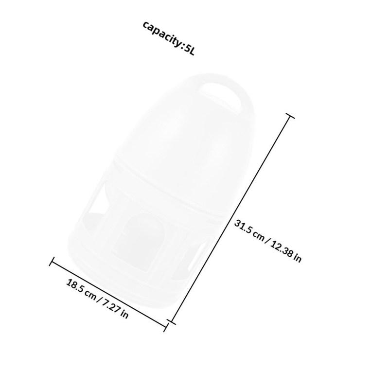 Reusable Pigeon Water Feeder Plastic Carrier Pigeon Drinking Dispenser Large Capacity Water Container for Bird Cage