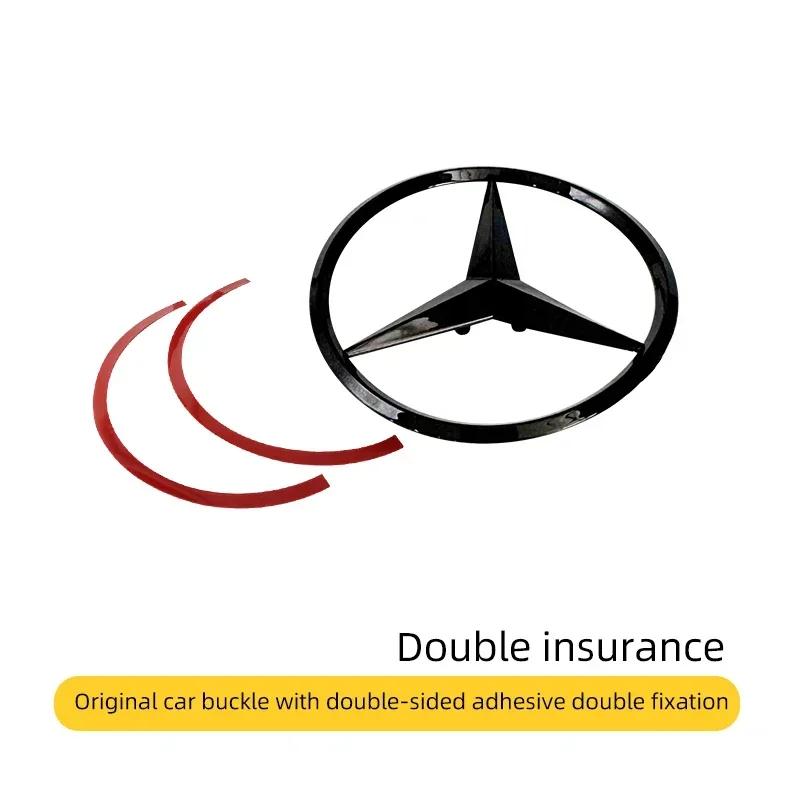 EVW5 For AMG Benz 3D ABS silver/Black car rear Tail Trunk emblem badge sticker Decals For Mercedes Benz W177 19-21 Year A-Class model