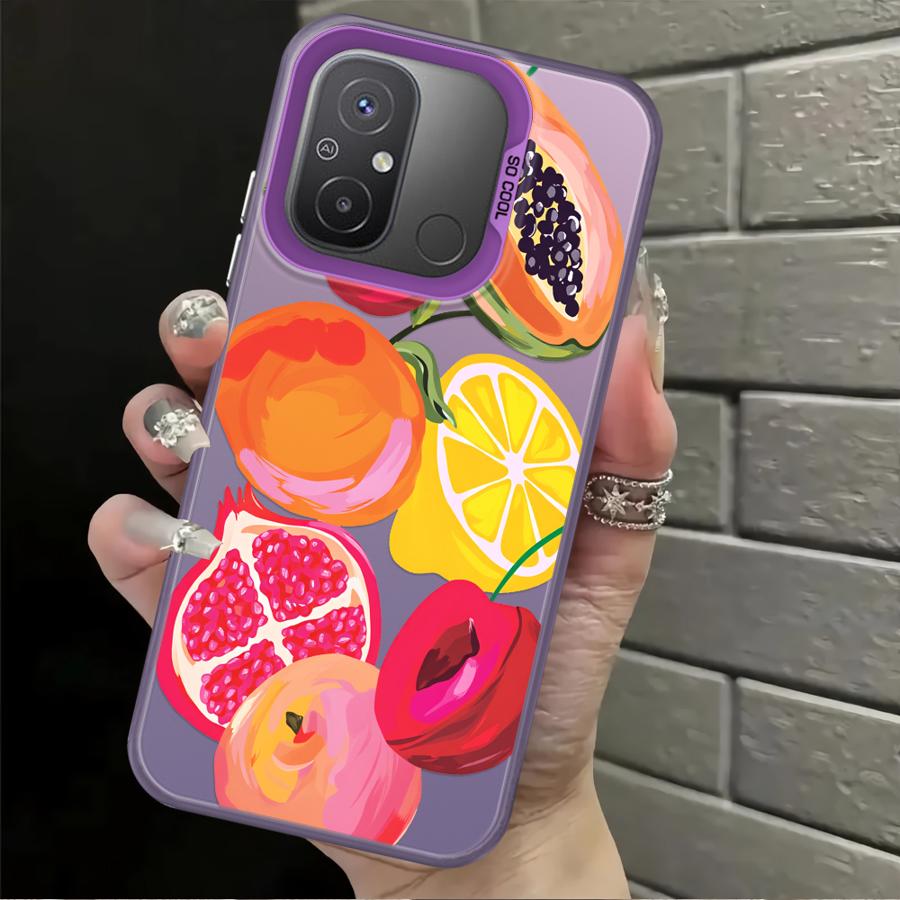 Чехол для Xiaomi Poco C50 X5 X3 NFC F3 GT F4 C51 X3 Pro Задняя крышка телефона Вкусные фрукты