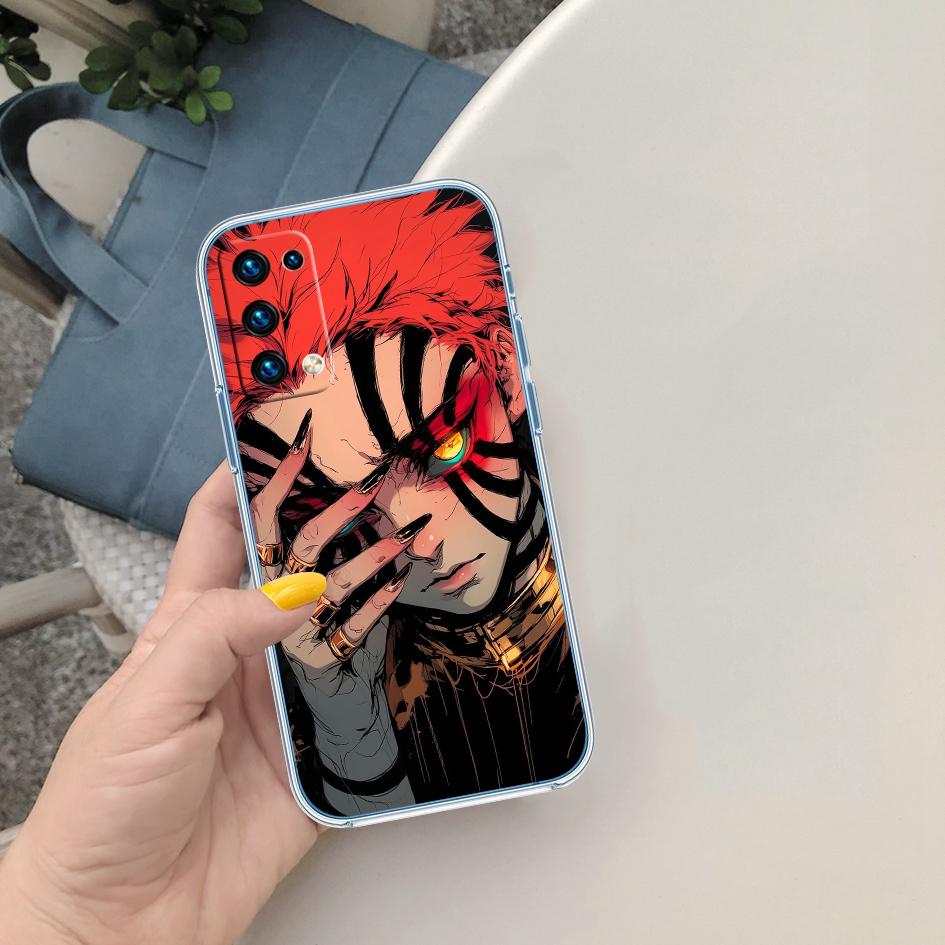 BF36 D-Demon S-Slayer Soft Shell Transparent Phone Case for Motorola Moto G7 G8 G9 G84 G85 G73 G24 G15 Z2 Play Power Plus