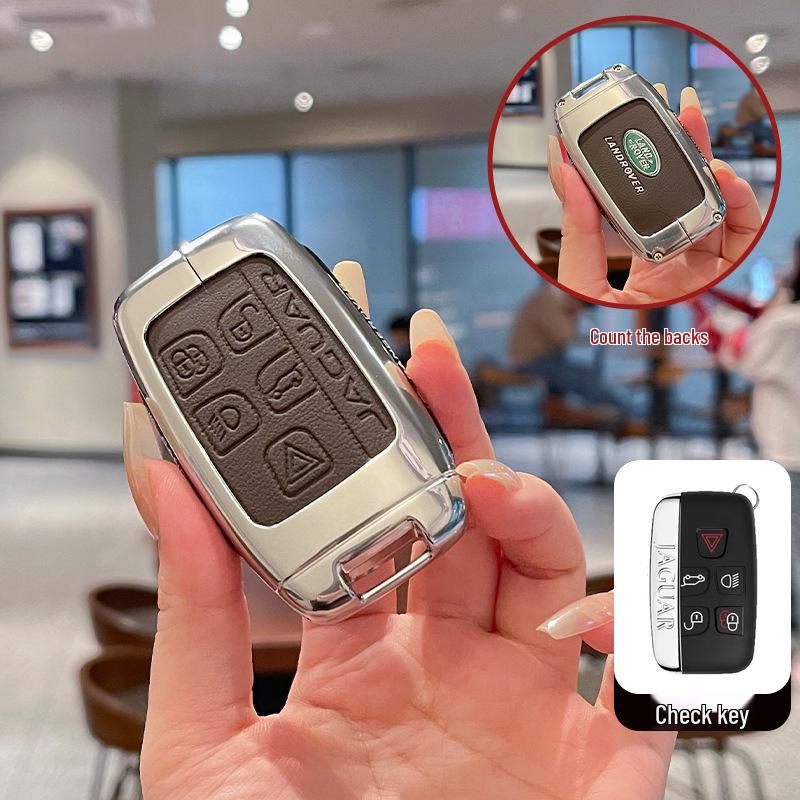 Land Rover Key Case: Compatible with Range Rover Evoque, Discovery 4/5, Velar, Sport, Freelander 2 Models.