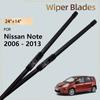 Для Nissan Note E11 2006 - 2013 2012 2011 2010 2009 2008 2007 Аксессуары Автомобильные Передние Стеклоочистители Щетки для Лобового Стекла