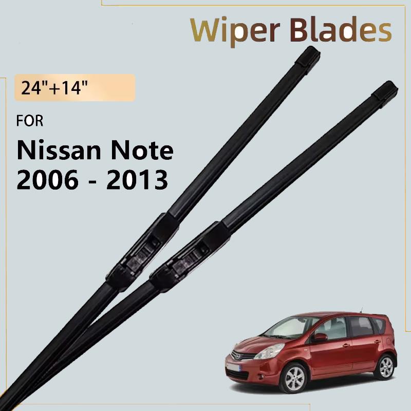 Для Nissan Note E11 2006 - 2013 2012 2011 2010 2009 2008 2007 Аксессуары Автомобильные Передние Стеклоочистители Щетки для Лобового Стекла