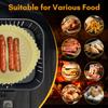 16.5cm/6.5inch Air Fryer Liner Reusable Silicone Air Fryer Pot Easy Cleaning Round Silicone Liner