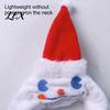 Decorative Pet Hat for Parties Christmas Snowman Cats And Small to Medium Dogs, Soft Dog Plush Festive Costume Accessory with Embroidered Details