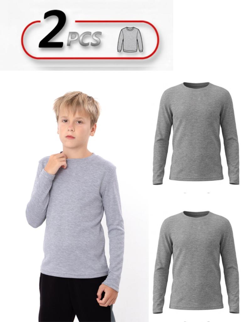 Set of 2 Basic Solid Color Jumpers for Boys, Any season , 6025-015-4-pak2 HC