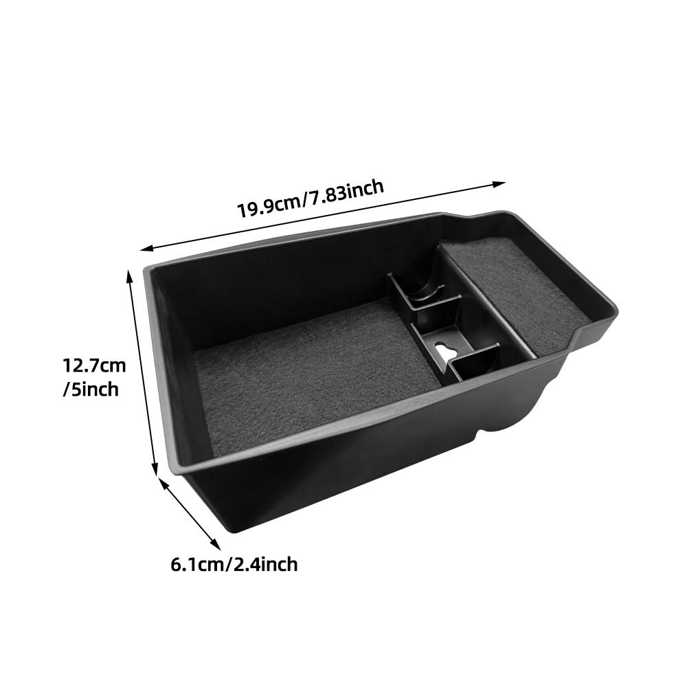 For Mazda CX-5 2026-2028 Center Console Armrest Storage Box Anti Slip Sundries Organizer Tray Interior Storage Car Accessories