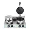 Round Double Waffle Maker With Teflon Coating, Waffles