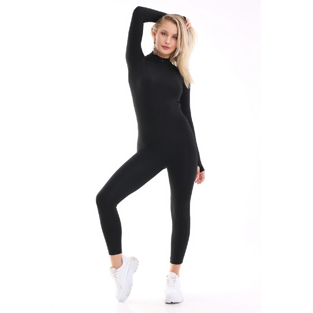 Women's Swimsuit With Front Zipper Detail