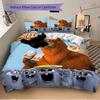 Grizzly Lemmings Adventure Print 3Pcs Bedding Setduvet Cover With 2 Bedropillowcase Home Birthday Gift