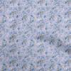 Cotton Poplin Light Blue Fabric Abstract Floral Sewing Fabric By The Yard Printed Diy Clothing Sewing Supplies 42 Inch
