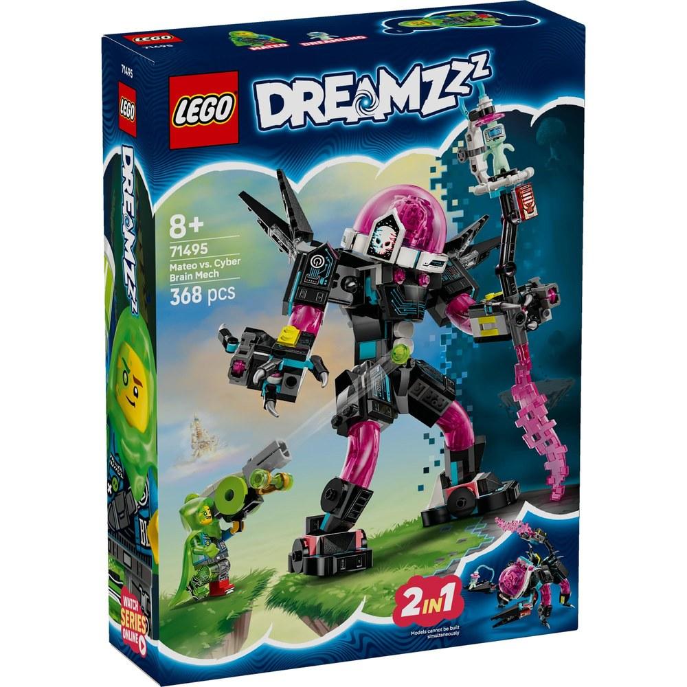 LEGO Mateo vs Cyber Brain Mech 71495 Toy for Boys and Girls