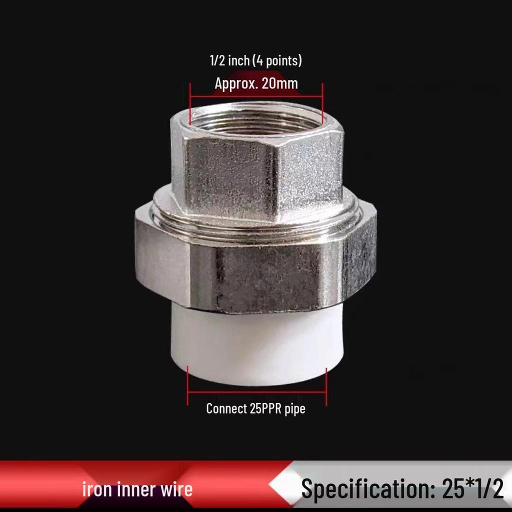 PPR Медно-чугунная муфта, внутренняя и наружная резьба, 20-110 мм, двухсторонняя PPR чугунная муфта