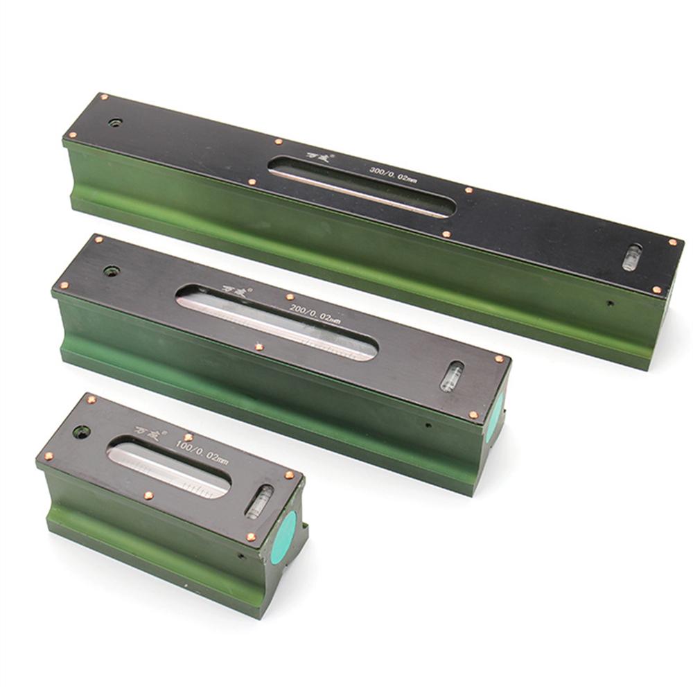 Новый 1 шт. Высокоточный 0,02 мм 100 мм/150 мм/200 мм промышленный механический брусковый уровень спиртовой уровень Инструмент Измерительный инструмент