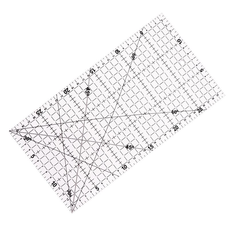 30 * 15 см линейка для лоскутного шитья, инструменты для квилтинга, высококачественная акриловая прозрачная линейка